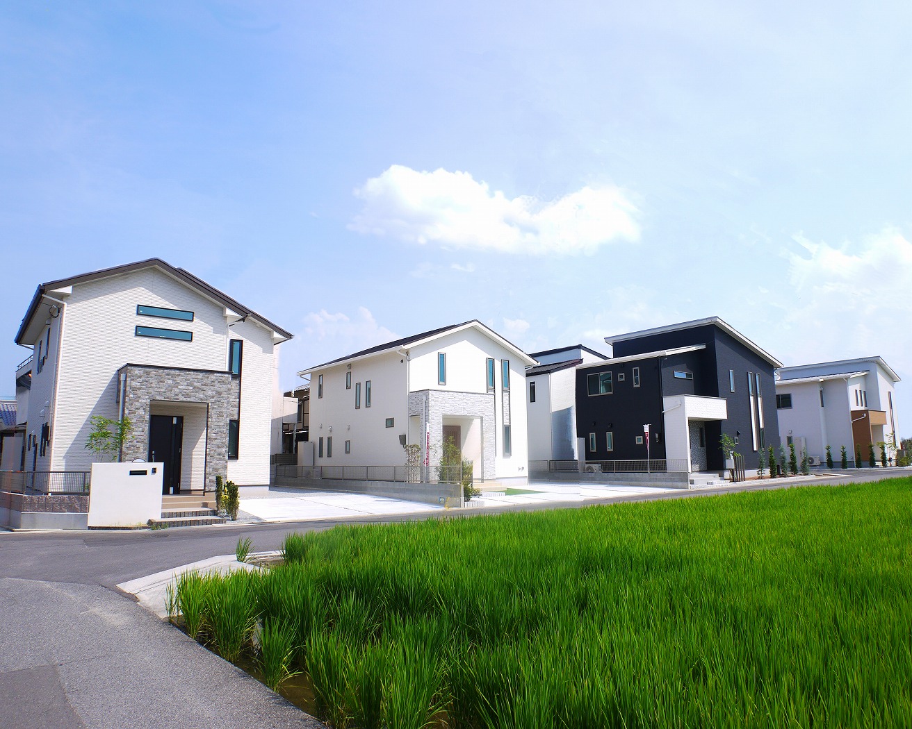 高松市木太町分譲住宅の景色