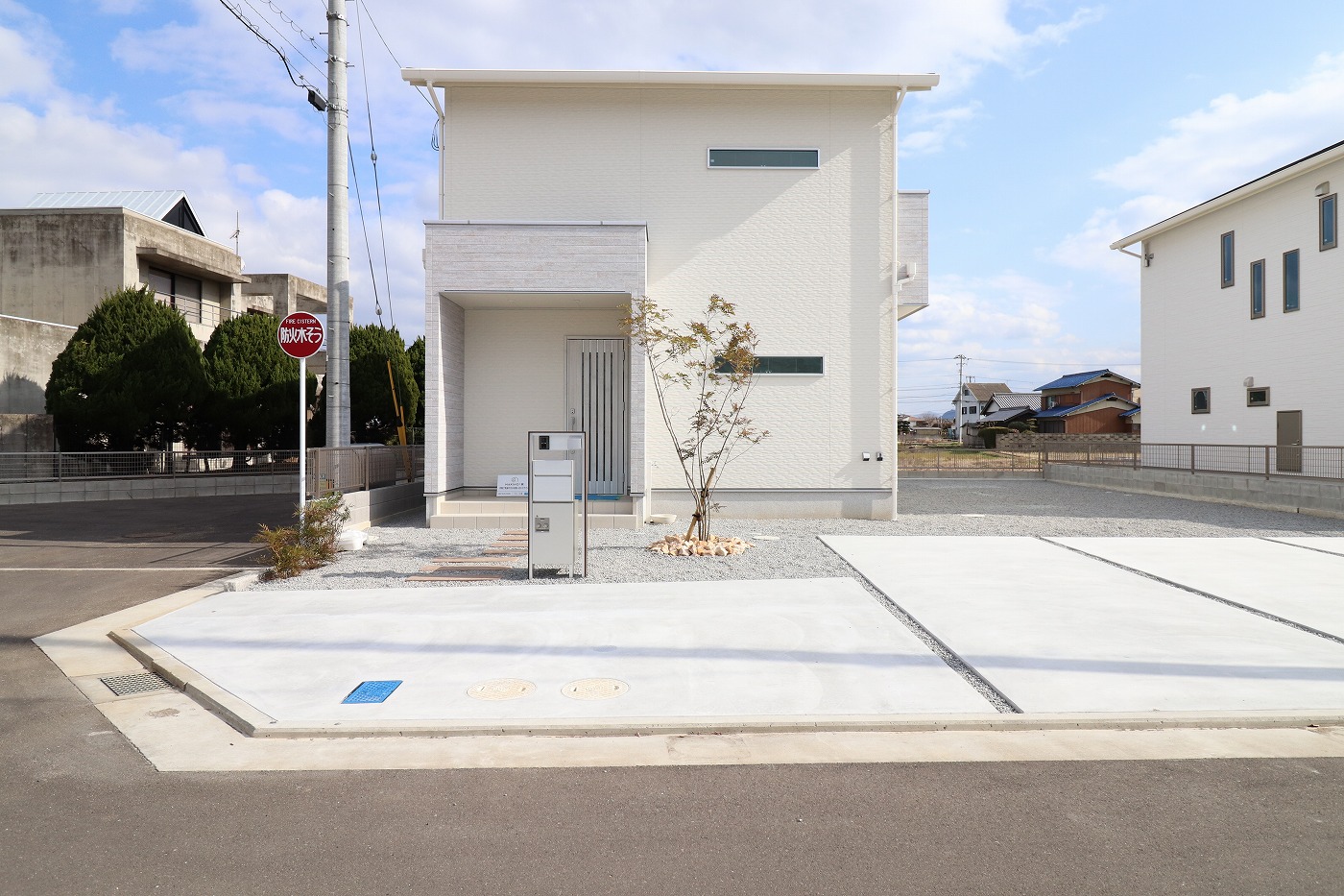 高松市下田井町水田の新築分譲住宅の外観